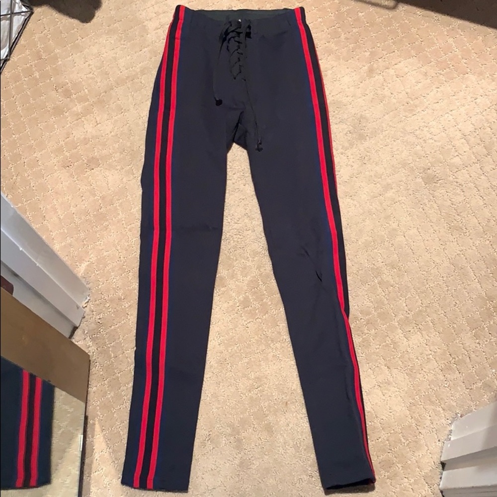 yeezy season 5 lace up leggings